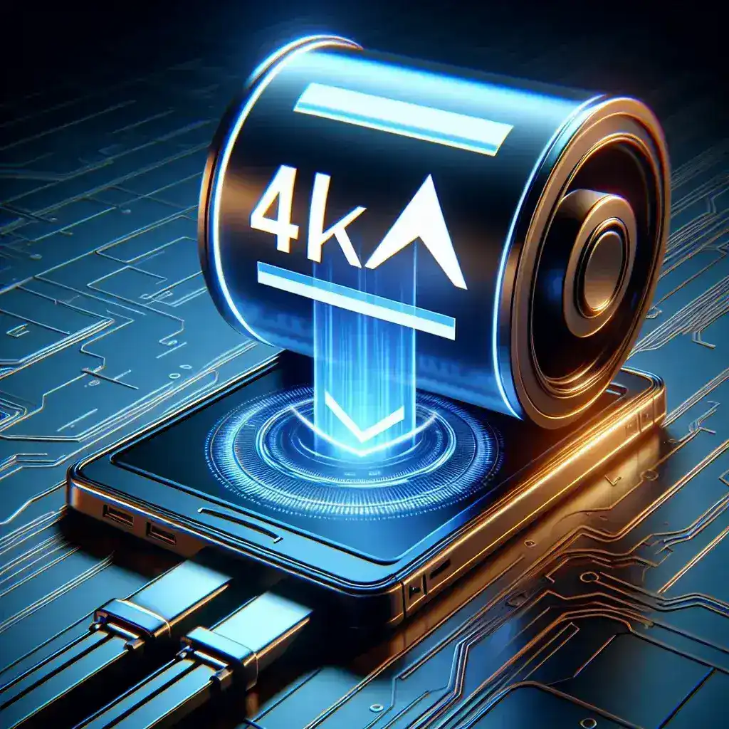 "High-resolution image of a computer screen displaying a YouTube video being downloaded in 4K quality, illustrating the process of accessing premium content with ease from the Ultimate Guide to YouTube Video Download."