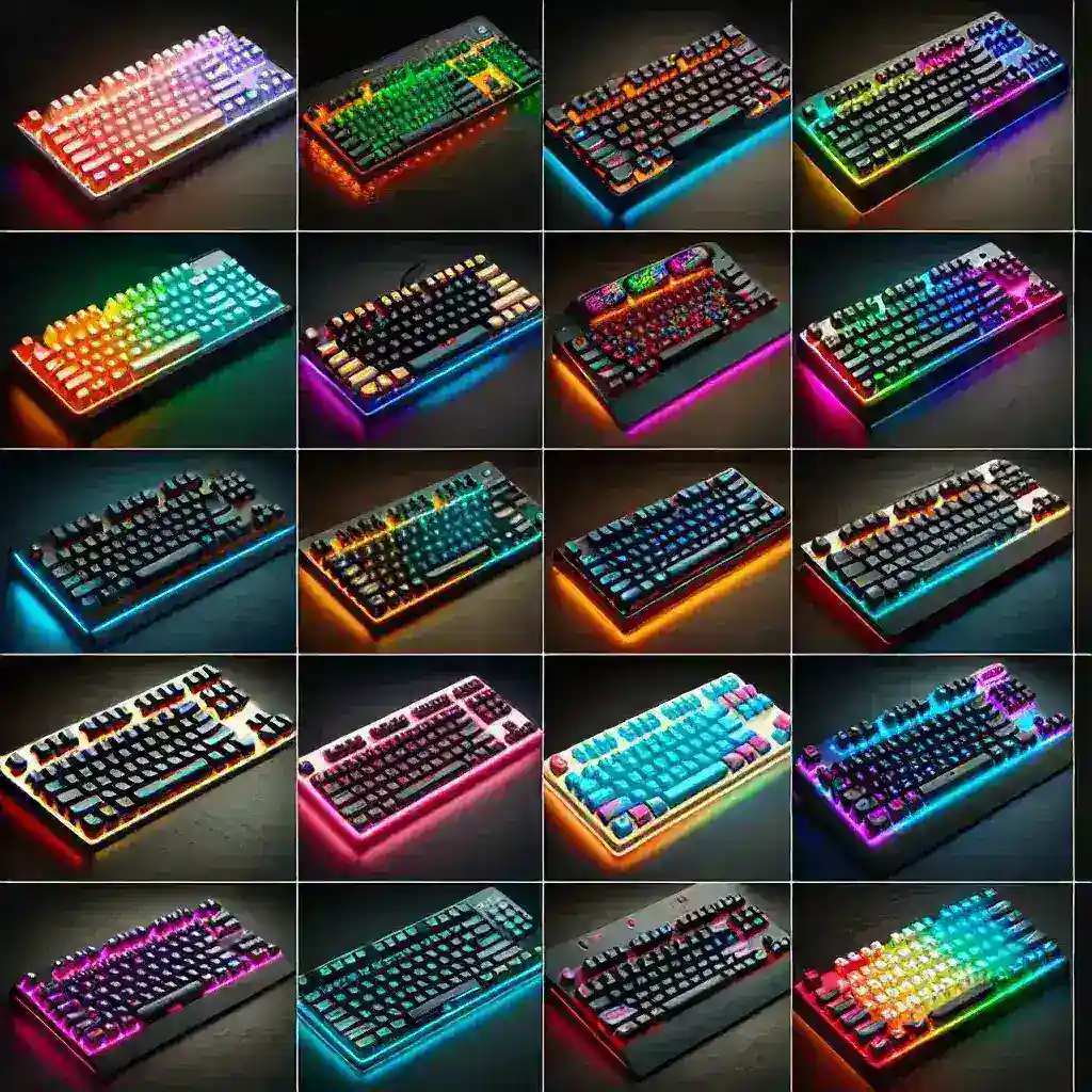 Comparativo de teclados com retroiluminação RGB personalizável disponíveis no Brasil